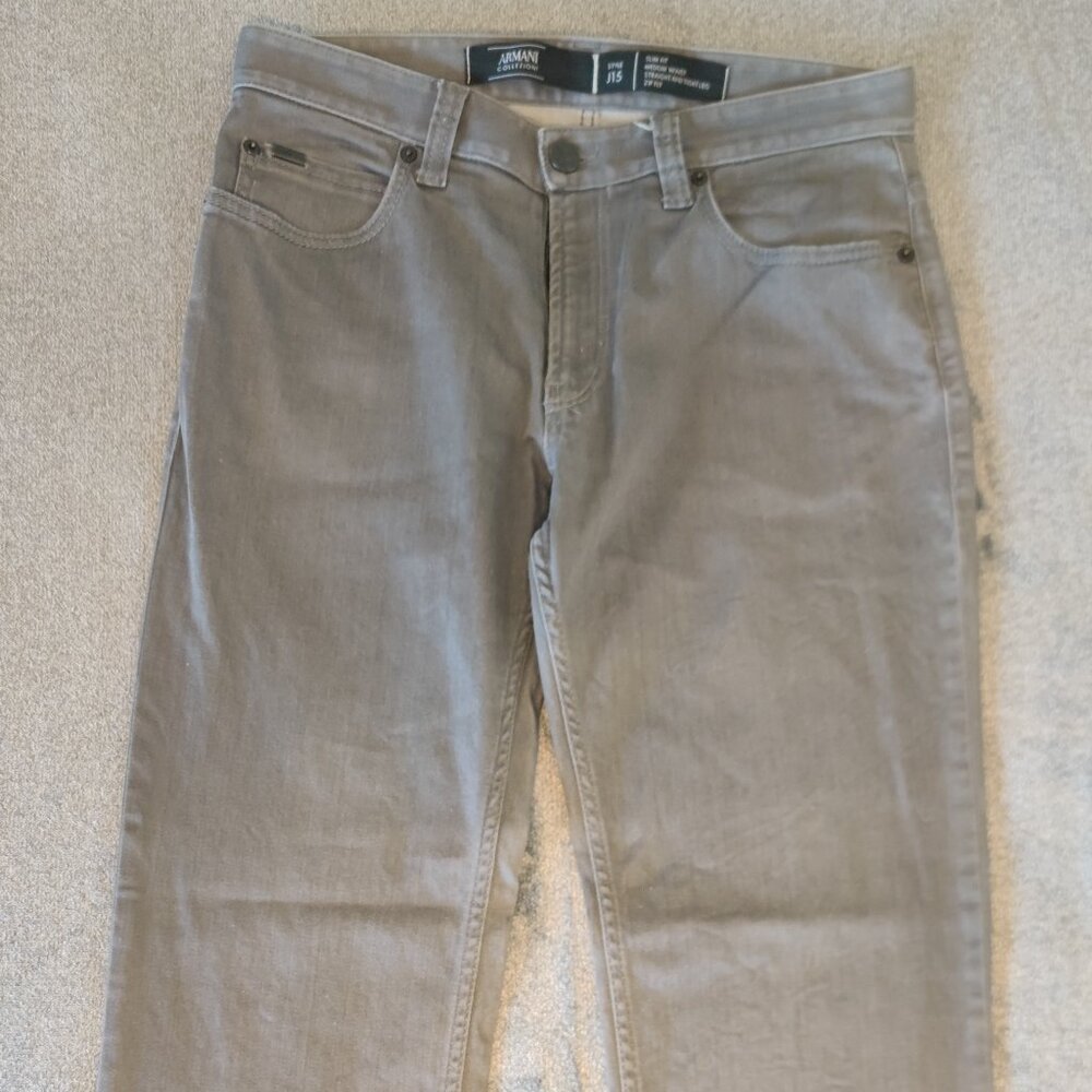 Armani Jeans Men's 32 Slim Fit Gray Slim Fit
